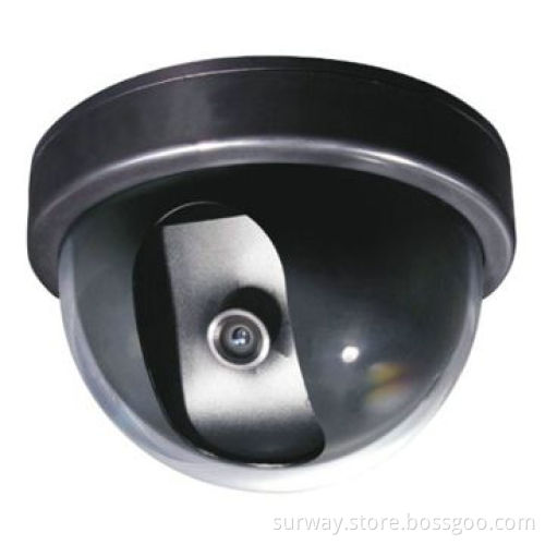 Dome Camera with 3.6mm Fixed Iris Lens, 1/3-inch Sony and 600TVL Resolution